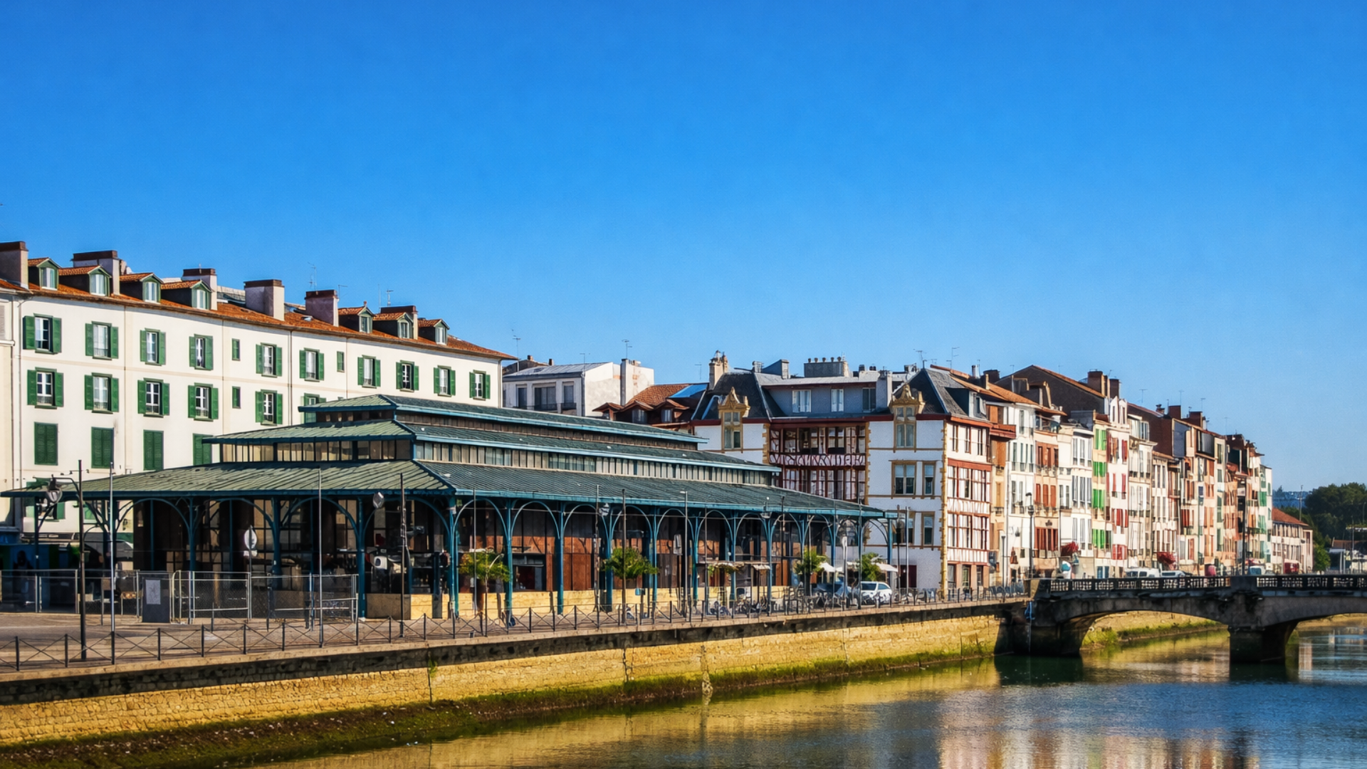 Bayonne, les quais de la Nive